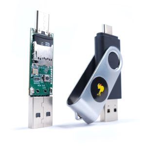 USB Rubber Ducky penetration testing device designed for keystroke injection attacks